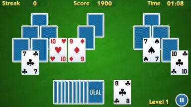Captura de tela de TriPeaks Solitaire Challenge 2