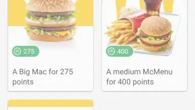 Captura de tela de McDonald's España 3