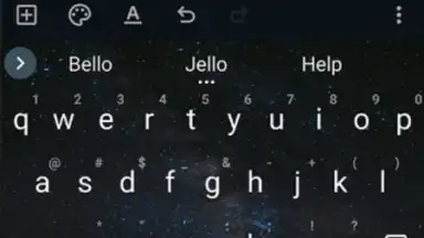 Captura de tela de HeliBoard 2