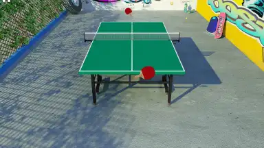 Captura de tela de Virtual Table Tennis 5