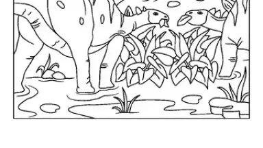 Captura de tela de Dino Coloring Game 10