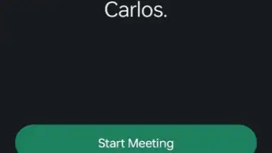 Captura de tela de WebEx Meetings 7