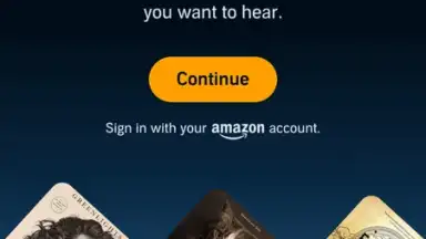 Captura de tela de Audible 1