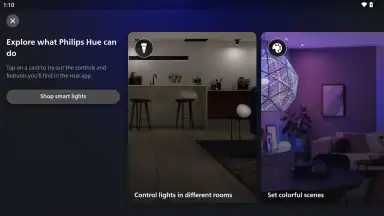 Captura de tela de Philips Hue 2