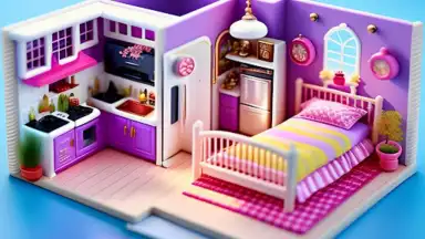 Captura de tela de Doll House Design Doll Games 1