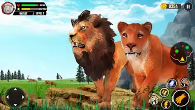 Captura de tela de Lion Simulator Animal Games 3d 3