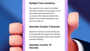 Captura de tela de Spacebar Counter 3