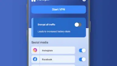 Captura de tela de NotVPN 3