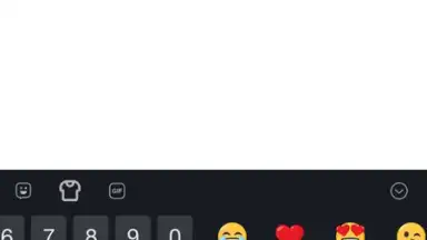 Captura de tela de Facemoji Keyboard Lite 7