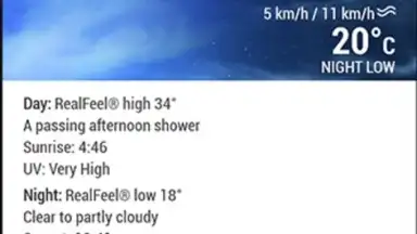 Captura de tela de AccuWeather 10