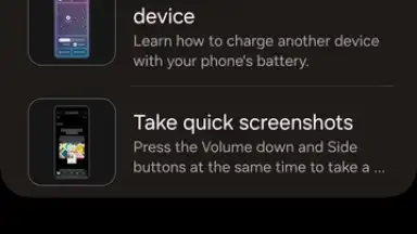 Captura de tela de Samsung Tips 10