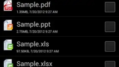 Captura de tela de ThinkFree Office Mobile Viewer 1