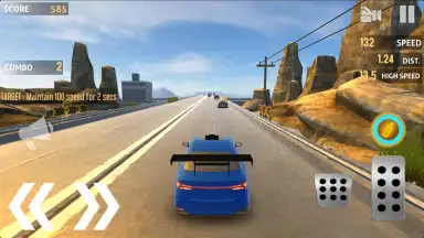Captura de tela de Car Games highway traffic 8
