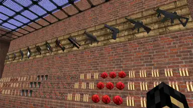 Captura de tela de Gun Mod Minecraft 4