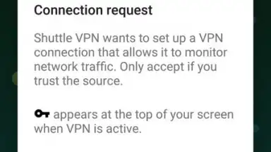 Captura de tela de VPN proxy, Unblock Sites - Shuttle VPN 1