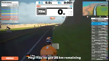 Captura de tela de Zwift 13