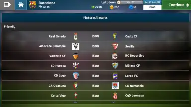 Captura de tela de Soccer Manager 2018 13