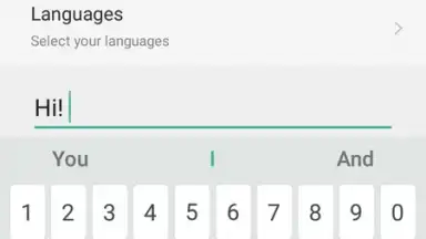 Captura de tela de Typany Keyboard 2