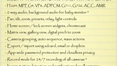 Captura de tela de IP Cam Viewer Basic 5