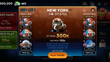 Captura de tela de Monopoly Poker 10