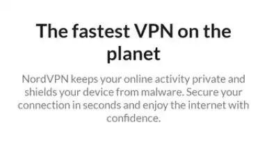 Captura de tela de NordVPN 1