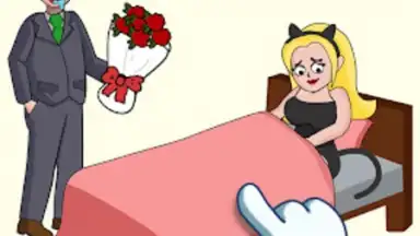 Captura de tela de Naughty Puzzle: Tricky Test 19