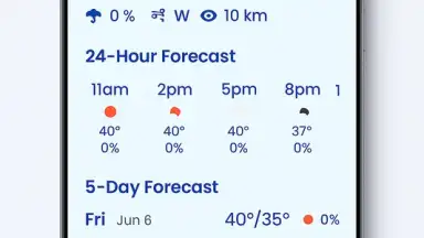 Captura de tela de live weather checker 2
