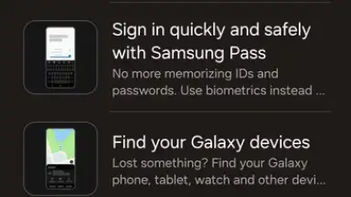 Captura de tela de Samsung Tips 6