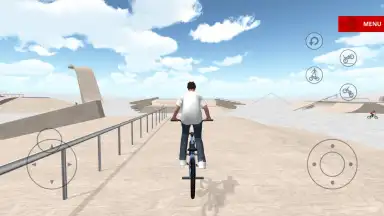Captura de tela de BMX Space 2