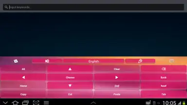 Captura de tela de Pink Keyboard 17