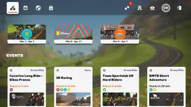 Captura de tela de Zwift 3