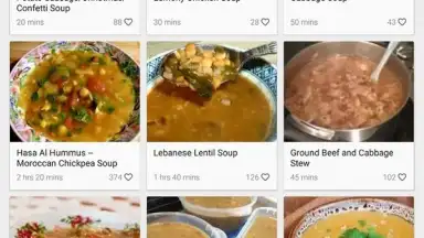 Captura de tela de Soup Recipes 4
