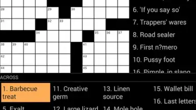 Captura de tela de Crossword Puzzle 2