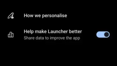 Captura de tela de Microsoft Launcher 25