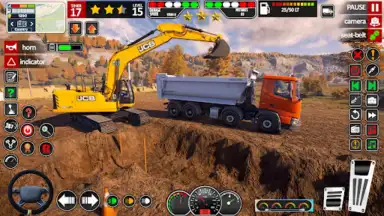 Captura de tela de JCB Game Snow Excavator Games 7