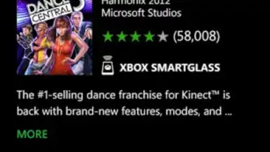 Captura de tela de Xbox SmartGlass 3