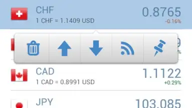 Captura de tela de Currency Exchange Rates 1