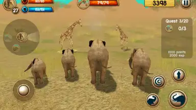 Captura de tela de Wild Elephant Sim 3D 4