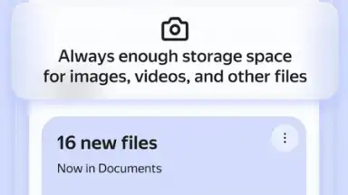 Captura de tela de Yandex Disk 1