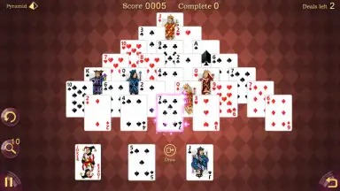 Captura de tela de Pyramid Solitaire 1