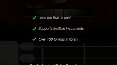 Captura de tela de Pro Guitar Tuner 4