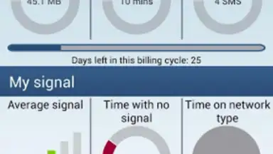 Captura de tela de OpenSignal - 3G/4G/WiFi 5