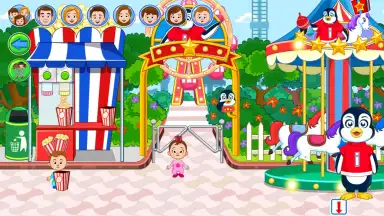 Captura de tela de My Town : ICEME Amusement Park Free 8
