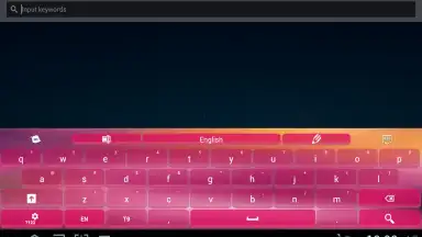 Captura de tela de Pink Keyboard 9