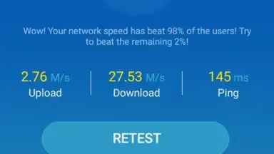 Captura de tela de Speed Test 1