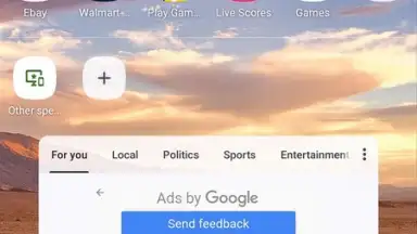 Captura de tela de Opera Browser 12