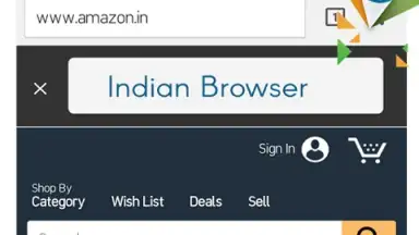Captura de tela de India Browser 3