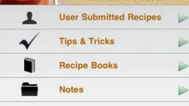 Captura de tela de Pasta Recipes 2