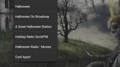 Captura de tela de Free Radio Halloween Live 1