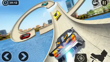 Captura de tela de Impossible GT Car Racing Stunts 2019 13